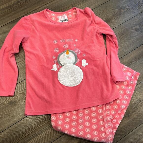 Cozy Critters Fleece Pajama Set - Size Medium - Picture 1 of 2